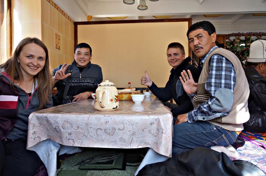 Obiadek na trasie- Kirgistan 2014