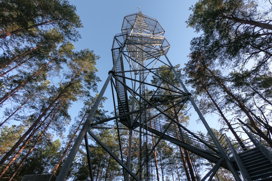 Litwa co zobaczyć - Wieża obserwacyjna Puvociai