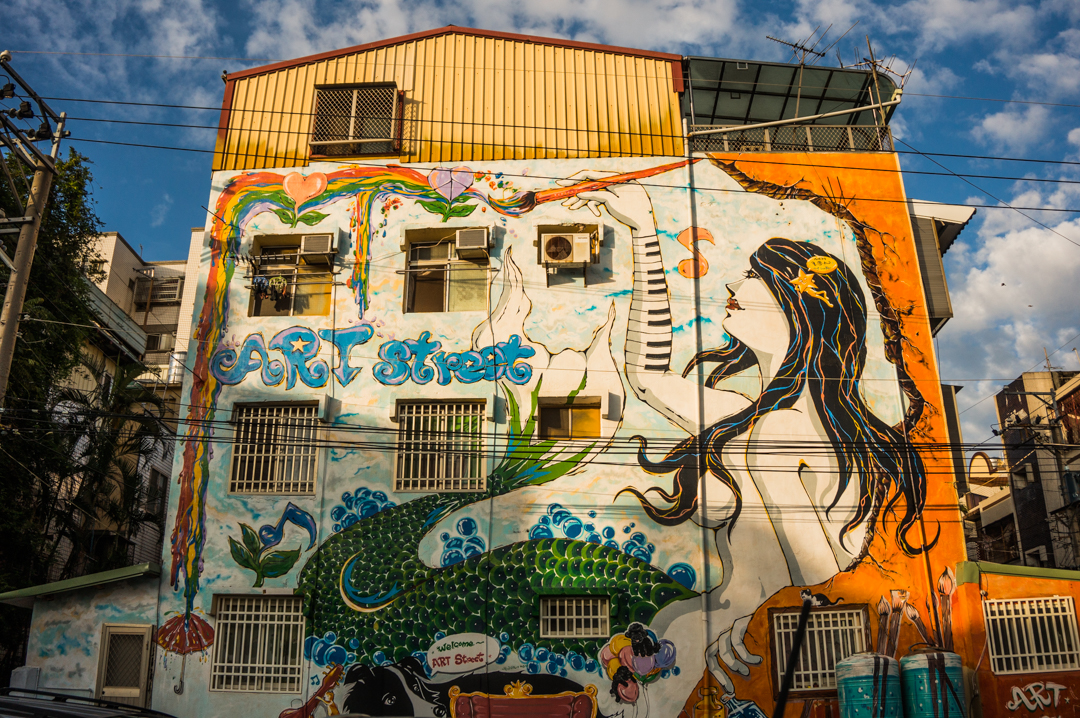 Tajwan - co warto zobaczyć? - Street art w Taichung