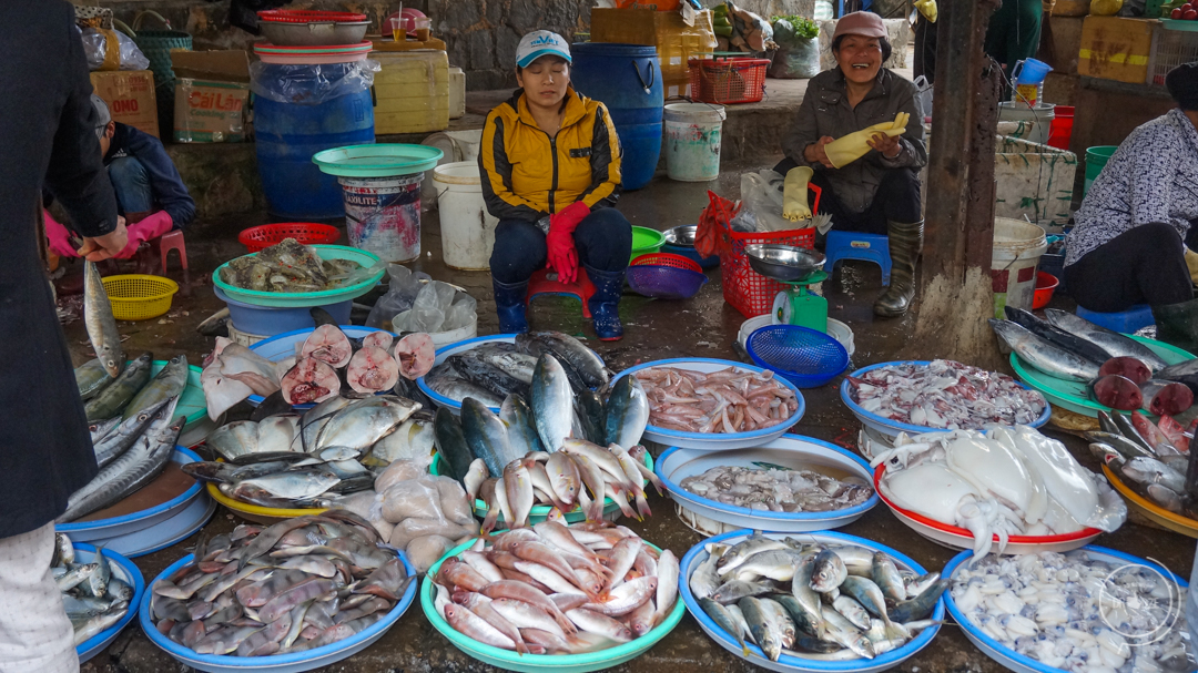 Da Lat w Wietnamie - lokalny market